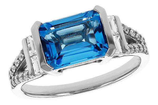 H292-25211: LDS RG 2.64 BLUE TOPAZ 3.00 TGW (9x7MM BT)