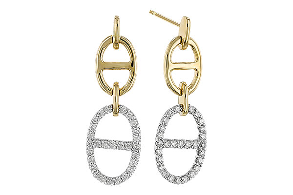 H292-27029: EARRINGS .36 TW