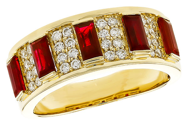 H293-14356: LDS WED RG 1.40 TW RUBY 1.69 TGW