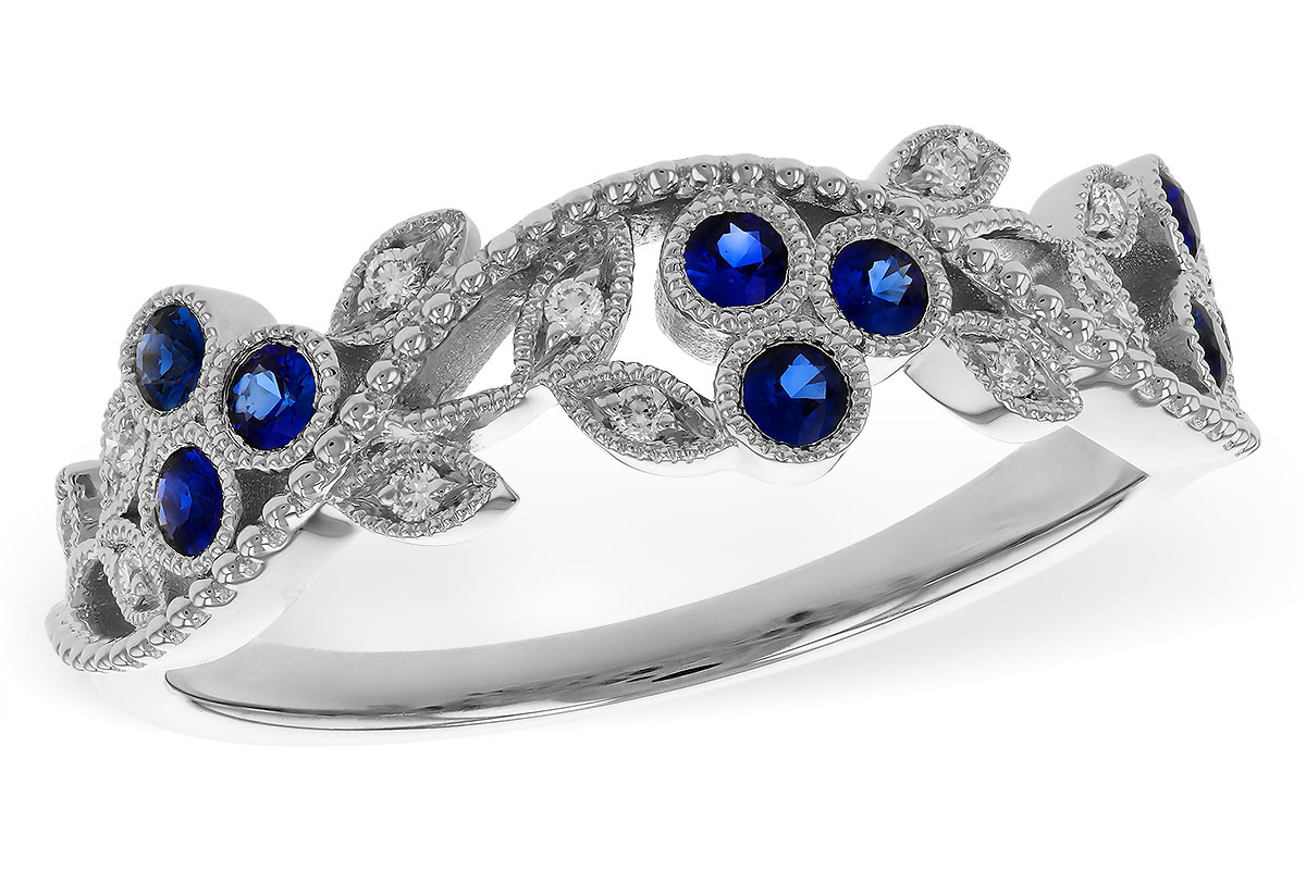 H293-17911: LDS WED RG .23 SAPPHIRE .29 TGW