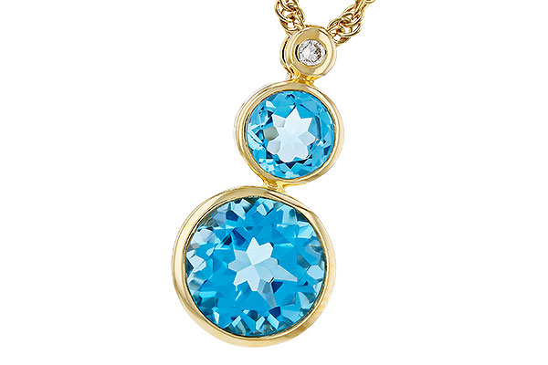 H294-00665: NECK 2.63 BLUE TOPAZ 2.65 TGW (5MM / 8MM BT)