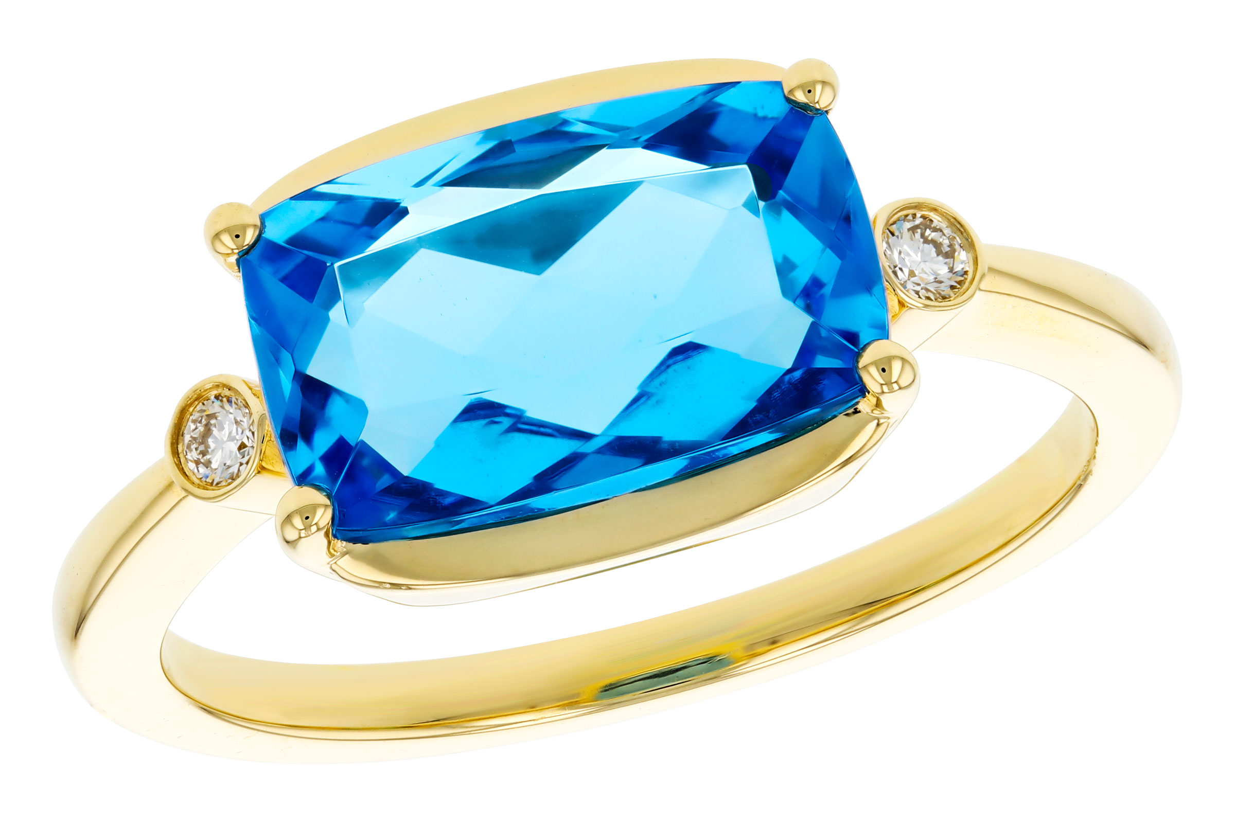 H294-02465: LDS RG 2.88 BLUE TOPAZ 2.92 TGW (11x7MM BT)