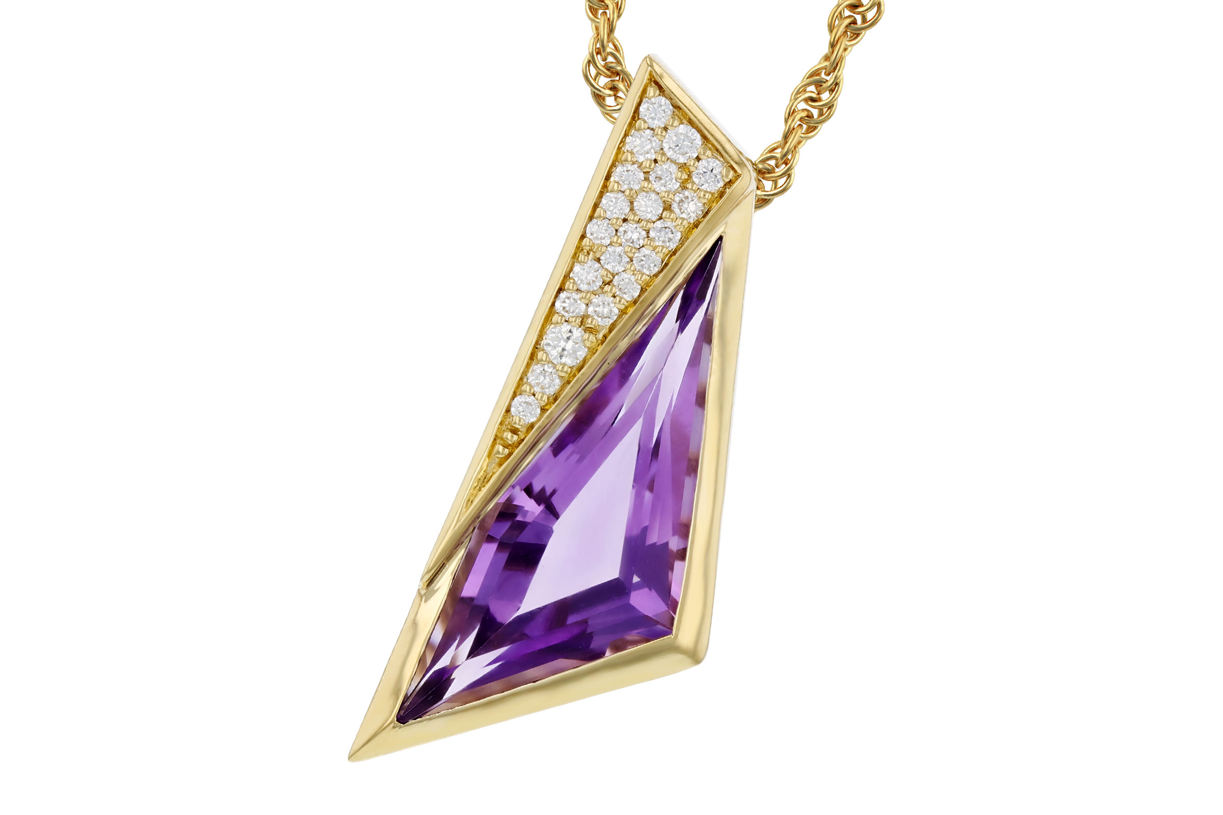 H294-02511: NECKLACE 2.24 AMETHYST 2.33 TGW