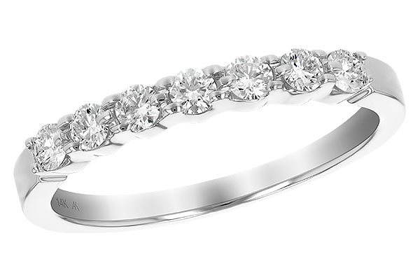K202-23365: LDS DIA WED RG .33 TW (7 STONES)