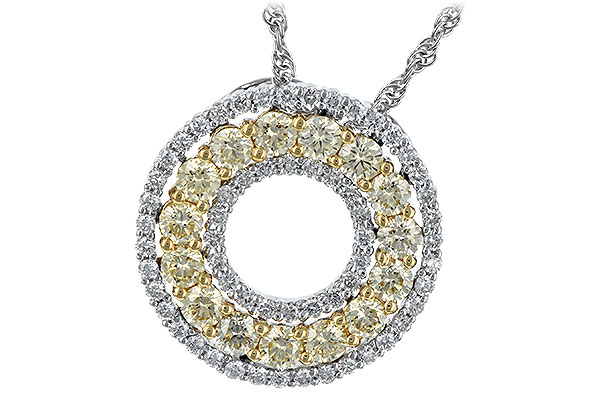 K207-66120: NECK 1.08 YELLOW DIAS 1.55 TW