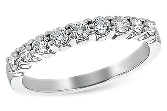 K207-68865: LDS WED RG .50 TW (9 STONES)