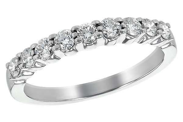 K207-68865: LDS WED RG .50 TW (9 STONES)