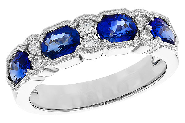 K207-72529: LDS WED RG 1.72 SAPPHIRE 1.90 TGW (5x4MM SAPP)