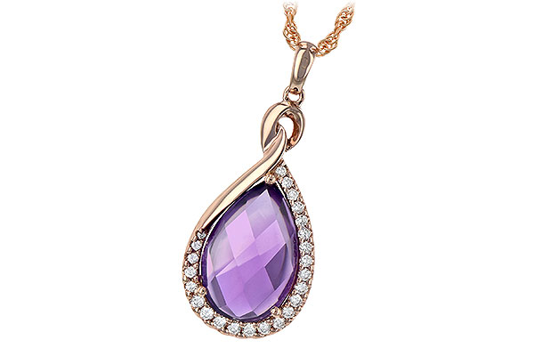 K207-72538: NECK 3.91 AMETHYST 4.10 TGW