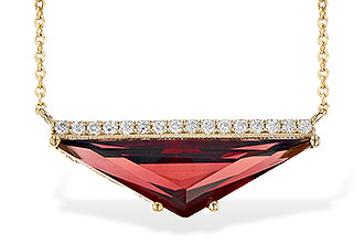 K208-60683: NECK 2.85 GARNET 2.95 TGW