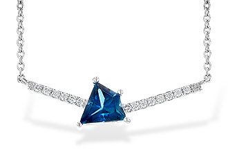 K208-61556: NECK .87 LONDON BLUE TOPAZ .95 TGW