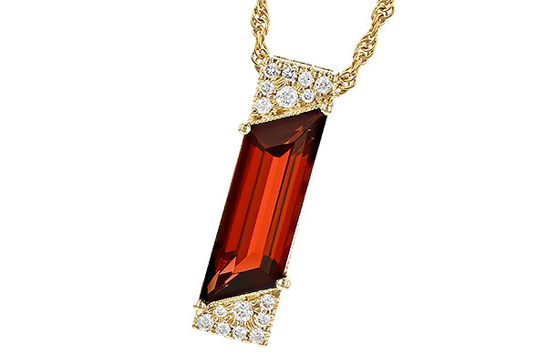 K291-31574: NECK 2.16 GARNET 2.25 TGW