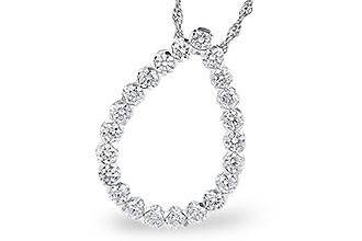 K291-32538: NECKLACE 1.00 TW