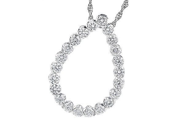 K291-32538: NECKLACE 1.00 TW