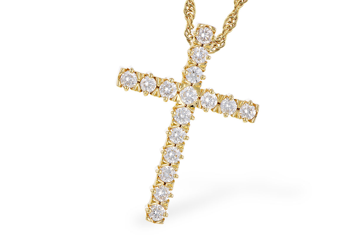K292-18856: NECKLACE .50 TW