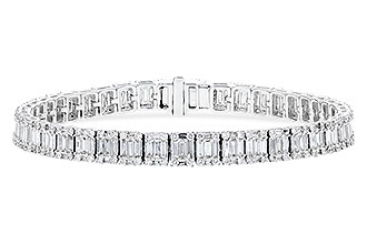 K292-20692: BRACELET 2.72 TW BAGUETTES 4.10 TW