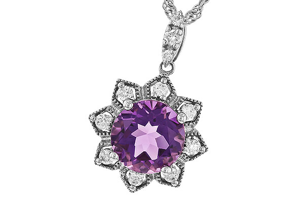 K292-23447: NECK 1.70 AMETHYST 1.87 TGW (8MM RD)