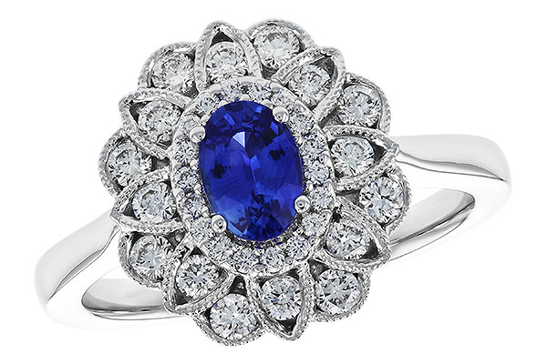 K292-26120: LDS RG .60 TW SAPPHIRE 1.12 TGW (6x4MM SAPP)