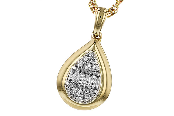 K292-27020: NECKLACE .08 BAG .16 TW