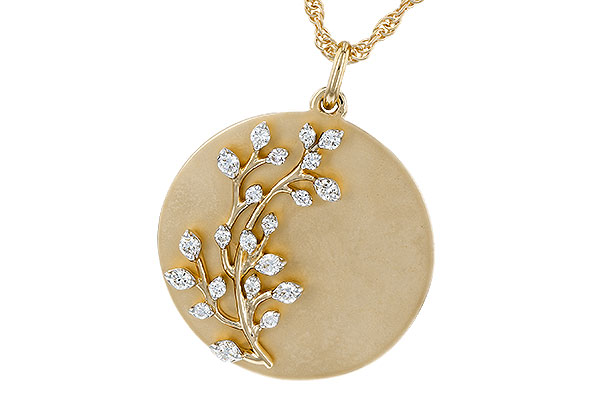 K293-09756: NECKLACE .24 TW