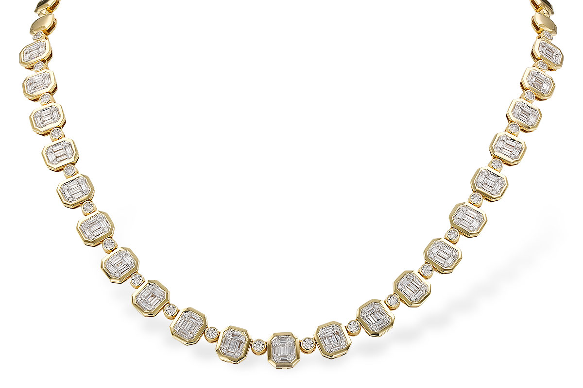 K293-09783: NECKLACE 1.39 BAG 1.80 TW (16")