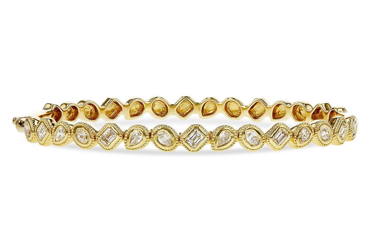 K293-17074: BANGLE 1.00 TW FANCY CUT DIAS