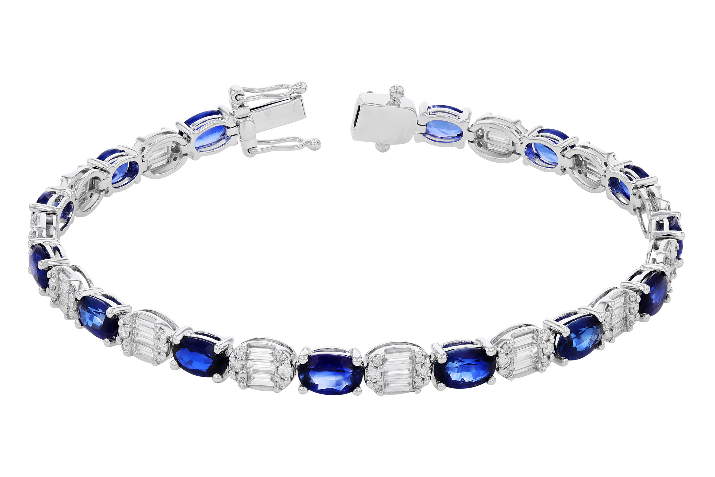 K294-01629: BRACELET 7.28 TW SAPPHIRE 8.98 TGW (7")