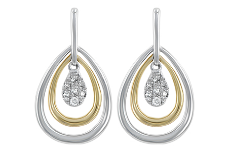 L202-22538: EARRINGS .06 TW