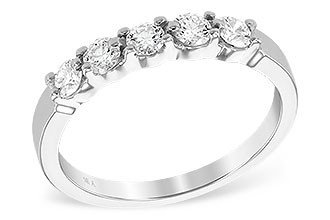 L204-04292: LDS DIA WED RG .50 TW (5 STONES)