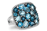 L205-87029: LDS RG 3.67 BLUE TOPAZ 3.94 TGW