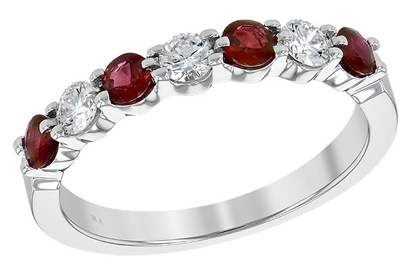 L207-70683: LDS WED RG .48 RUBY .78 TGW