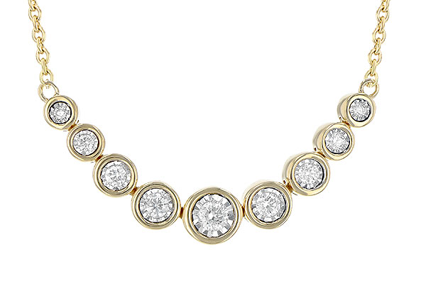 L208-59747: NECKLACE .25 TW (18")