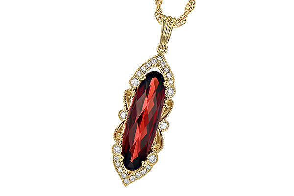 L208-60701: NECK 2.58 GARNET 2.70 TGW