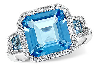 L208-62501: LDS RG 4.40 TW BLUE TOPAZ 4.60 TGW