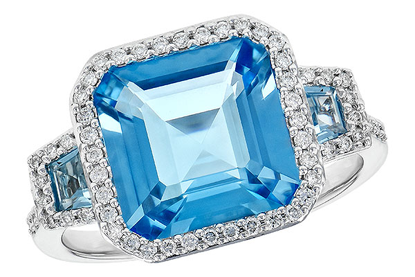 L208-62501: LDS RG 4.40 TW BLUE TOPAZ 4.60 TGW