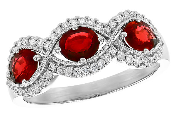 L291-31601: LDS WED RG 1.10 TW RUBY 1.35 TGW (6x4MM RUBY)