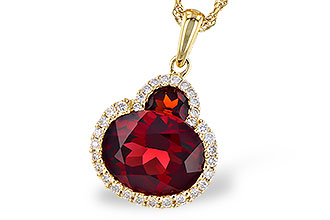 L291-35256: NECK 3.02 TW GARNET 3.16 TGW