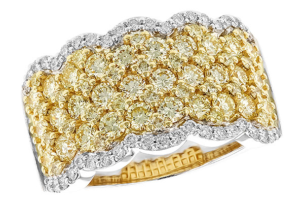 L292-20647: LDS DIA WED RG 1.90 YELLOW DIAS 2.20 TW