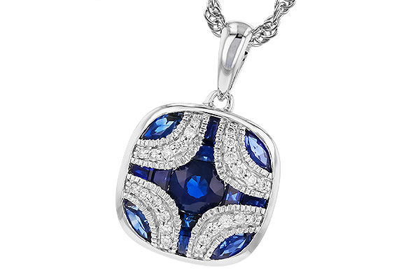 L292-20656: NECK .90 TW SAPP .97 TGW
