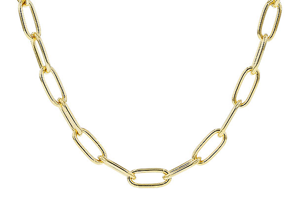 L292-24329: PAPERCLIP SM (18IN, 2.40MM, 14KT, LOBSTER CLASP)