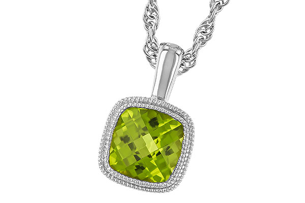 L292-24356: NECKLACE .95 CT PERIDOT