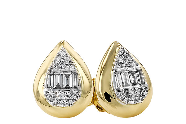 L292-27020: EARRINGS .09 BAG .18 TW