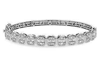 L293-09792: BANGLE .81 TW BAGUETTE 1.00 TW
