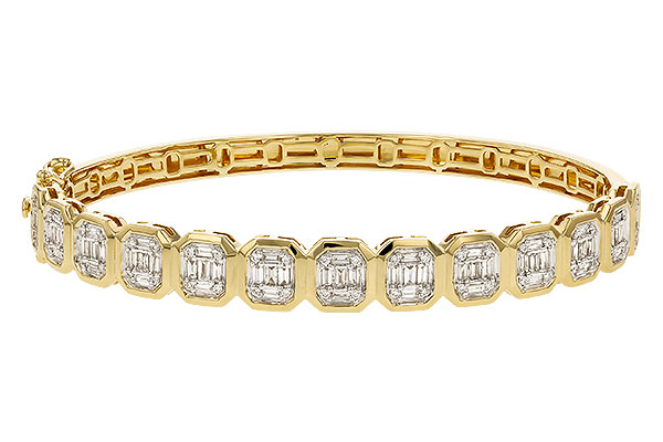 L293-09792: BANGLE .81 TW BAGUETTE 1.00 TW
