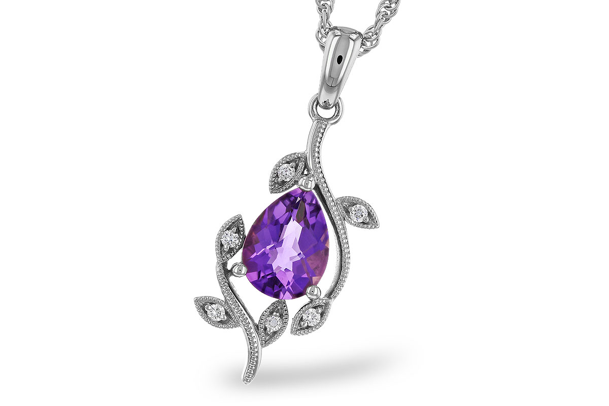 L293-12501: NECKLACE .88 AMETHYST .93 TGW (8x6MM AMY)