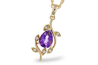 L293-12501: NECKLACE .88 AMETHYST .93 TGW (8x6MM AMY)