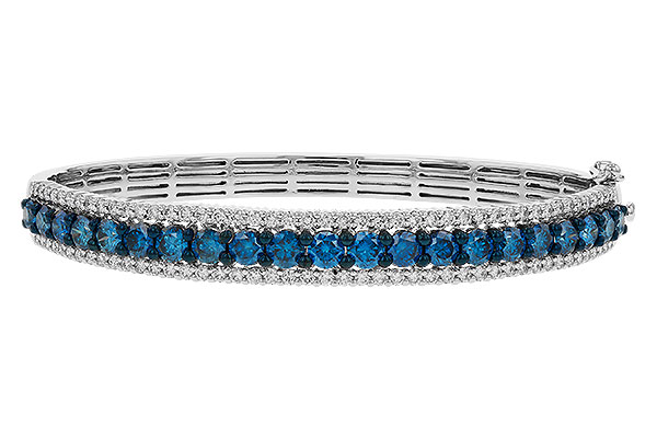 L293-14329: BANGLE 4.05 BLUE DIAS 5.50 TW