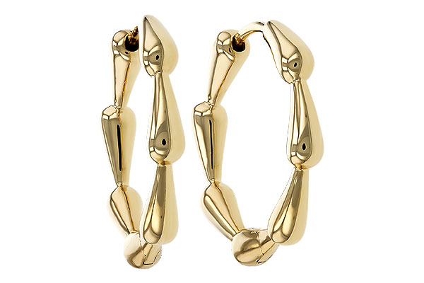 L293-15229: GOLD EARRINGS (21MM)