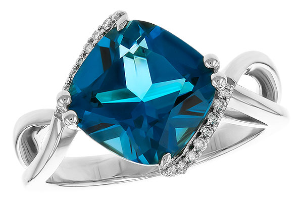 L293-16138: LDS RG 4.42 LONDON BLUE TOPAZ 4.50 TGW (10MM LBT)