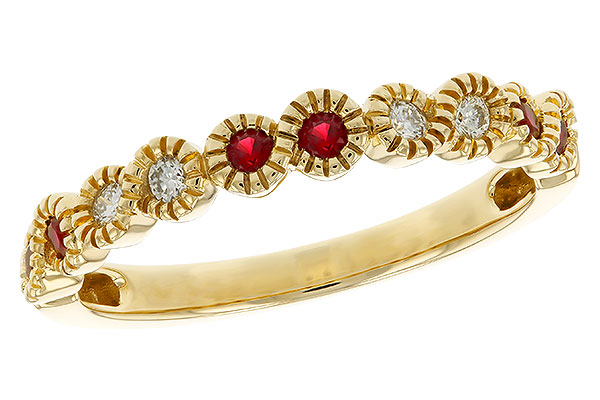 L293-16156: LDS WED RG .16 TW RUBY .25 TGW